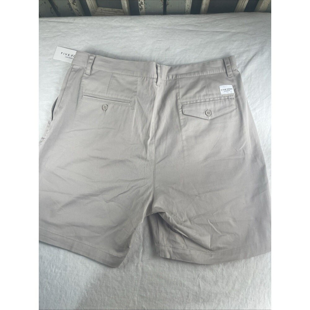 Five Four Shorts Men's Cheshire Size 38 Classic Sand High Rise 9" Inseam NWT - Picture 5 of 10